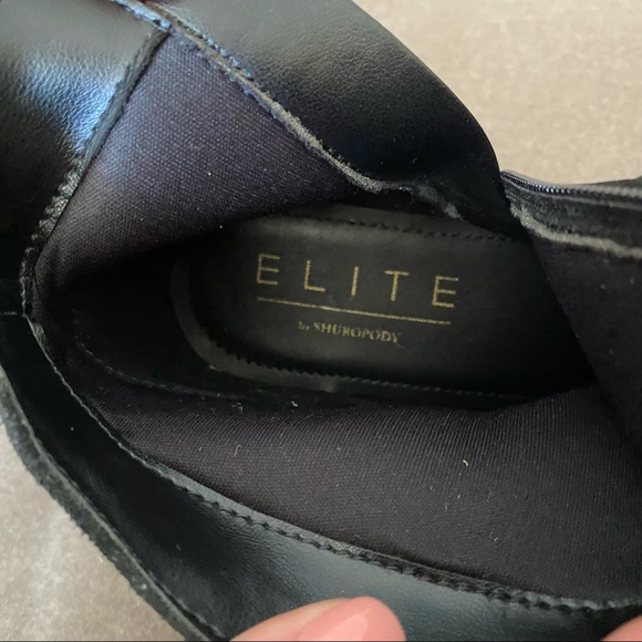 Black ankle boots bought in London. - Picture 2 of 6